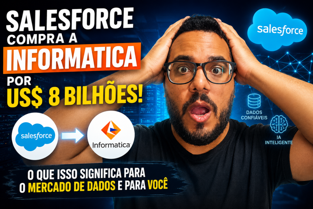 Salesforce comprou a Informática por US$8 bilhões